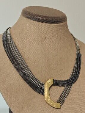 Modernist Anne Marie Chagnon "Adenia" Necklace EUC As New